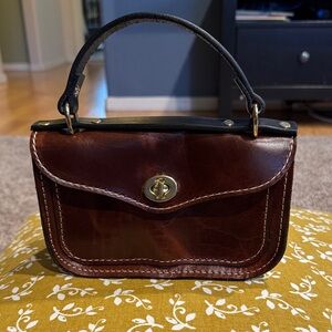 SouthLife Wee Whitney Brown Leather Mini Bag